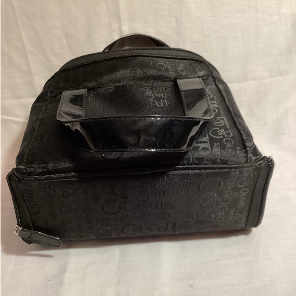 Caboodles Black Logo Print Cloth Travel Make Up Accessories Bag Zip Out - Picture 7 of 16